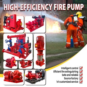 Bomba Contra Incendios Centrífuga de Acero Inoxidable Dehuike de 75kw con Motor Eléctrico/Diésel, Garantía de 2 Años, Arranque Instantáneo FP-01 - Product Image 1