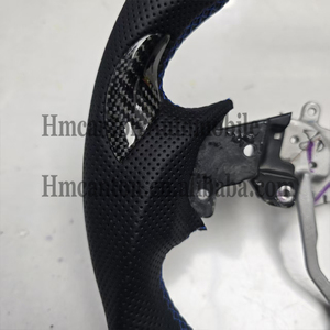 Volante Deportivo de Fibra de Carbono y Cuero Perforado para Lexus IS250, Venta al Por Mayor - Product Image 5