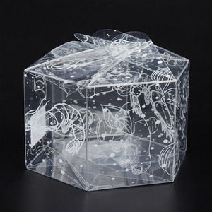 <span class=keywords><strong>Caja</strong></span> de Plástico Transparente PET con Ventana de PVC, <span class=keywords><strong>Caja</strong></span> de Regalo para Niños, Impresión Personalizada - Product Image 4
