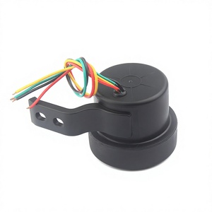 Klaxon de marche arrière vocal 12V 24V, étanche, 3 en 1, pour camion, tricycle, chariot élévateur, klaxon électrique universel noir - Product Image 4