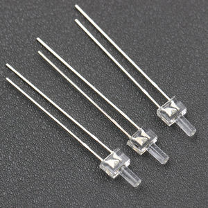 1000 unità Per pacchetto 2mm di alta testa <span class=keywords><strong>piatta</strong></span> trasparente lungo piede rosso blu verde bianco <span class=keywords><strong>LED</strong></span> luce diretta <span class=keywords><strong>lampadina</strong></span> - Product Image 5