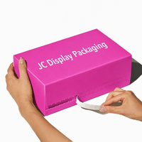 Boîte d'expédition en carton ondulé personnalisée avec logo, bande de déchirement imprimée, auto-adhésive, pour cadeaux, provenant de Chine