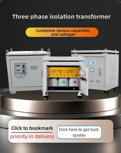 50KVA 3-Phase Dry-Type Isolation <b>Transformer</b> 660V/415V/380V to 220V/200V with Voltage Regulation - Product Image 3