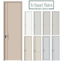 Porte intérieure en bois personnalisable, best-seller, résistante à l'usure, silencieuse, écologique, design moderne pour usage résidentiel