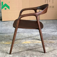 Chaise de salle à manger en bois de hêtre massif antique de style européen avec finition en noyer et revêtement en tissu-Garantie 1 an