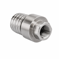 Raccord de tuyau personnalisé YOD en acier inoxydable 304/316L, raccord rapide à arrêt d'eau haute pression 1/4 NPT