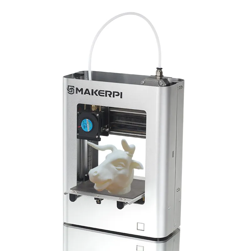 MakerPi M1 Mini impresora de nivelación automática de tamaño pequeño modelo 3D Impresora 3D multifuncional