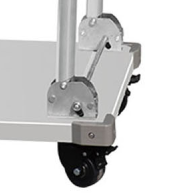 Victory รถเข็นสแตนเลสสำหรับโรงแรมและร้านอาหาร, รถเข็นสแตนเลสพร้อมล้อ INOX handcart สำหรับรับประทานอาหาร - Product Image 5