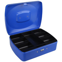 Key Money Box für Unternehmen Kassierer und Petty Cash Metal Cash Box mit Zahlens chloss