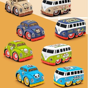 9*5cm Mulfiul Color Window Boxed Pull Back Die Cast Bus et Beetle Car Alloy Toy Car <span class=keywords><strong>pour</strong></span> les enfants de 3 ans et plus - Product Image 3