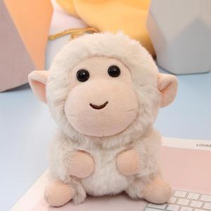 Mainan boneka monyet kartun lucu, aksesori gantungan kunci liontin hadiah liburan sempurna - Product Image 5