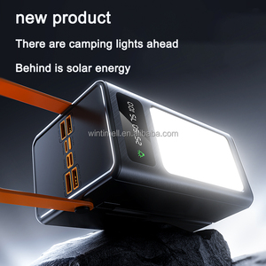 Grande banque de puissance <span class=keywords><strong>80000</strong></span> <span class=keywords><strong>mAh</strong></span> haute capacité qualité voyage en plein air Camping lumière solaire PowerBank <span class=keywords><strong>80000</strong></span> <span class=keywords><strong>MAh</strong></span> câble de lanière intégré - Product Image 2