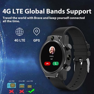 2023 Chất lượng cao Điện thoại đồng hồ IP68 không thấm nước 4G <span class=keywords><strong>Sim</strong></span> bơi Đồng hồ 1360mAh máy ảnh kép <span class=keywords><strong>Android</strong></span> 7.1.1 reloj slimme horologe 4gs10 - Product Image 3