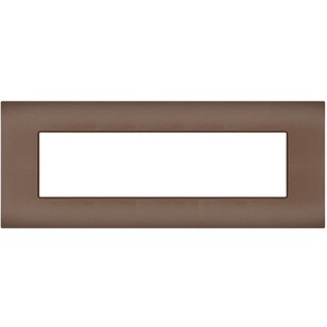 Placa frontal de bronce de 7 vías compatible con Vimar Arke - Product Image 1