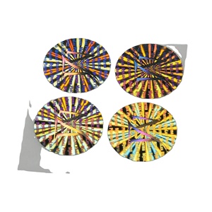 Tùy chỉnh Đại Học giấy chứng nhận 3D Hologram Sticker Vòng - Product Image 3