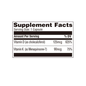 Genegrow Vitamina K2 MK7 99% Conteúdo Suplementos Nutricionais Cápsulas <span class=keywords><strong>Softgel</strong></span> para Suporte à Saúde Óssea com 2 Anos de Validade - Product Image 3