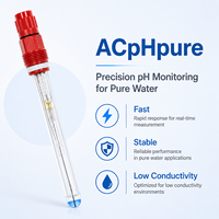 Électrode de capteur de pH pour eau pure en ligne, pour analyseur de qualité de l'eau, surveillance des processus à faible conductivité, connexion NPT, OEM ODM