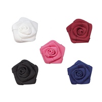 Vente en gros personnalisé 196 couleurs ruban de satin fleur artificielle
