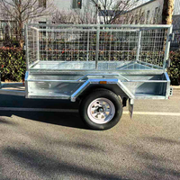 Remorque à foin robuste galvanisée à chaud, remorque agricole pour le transport de paille, remorque porte-foins, vente directe usine