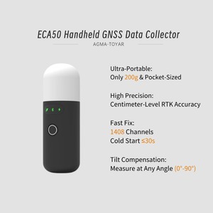 Terminal de Posicionamiento Portátil GNSS <span class=keywords><strong>RTK</strong></span> de Alta Precisión, Versión Agrícola y de Topografía, Nivel Centimétrico, Antena Inteligente GIS Portátil - Product Image 3