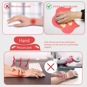 Gel Trục Chính Năm Cánh Sao Hình Dạng Bàn Phím Mat Chuột <span class=keywords><strong>Pad</strong></span> Cánh Tay Phần Còn lại Cổ Tay Trong Suốt Chuột <span class=keywords><strong>Pad</strong></span> Chuột Chơi Game Mat Cho Nhà Văn Phòng - Product Image 3