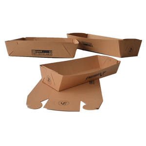 Bandeja desechable <span class=keywords><strong>de</strong></span> cartón Kraft para pescado y patatas fritas Green Treasure, bandeja <span class=keywords><strong>de</strong></span> papel para comida rápida con estampado personalizado <span class=keywords><strong>de</strong></span> <span class=keywords><strong>pollo</strong></span> frito para perritos calientes - Product Image 6