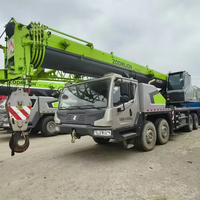 Grue mobile sur camion Zoomlion d'occasion de 25 tonnes avec flèche télescopique, moteur Weichai, hauteur de levage de 42 m, équipement de levage chinois