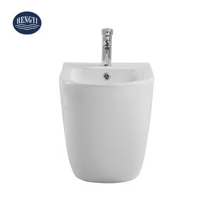 ヨーロッパ人気のツーピーストイレ衛生陶器壁に取り付けられたセラミックビデコンプリートトイレセット - Product Image 5