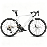Vélo de route entièrement en carbone 700C 2x12 vitesses 24 changements électroniques sans fil Roues en carbone de 50 mm Vélo de course de 9,2 kg