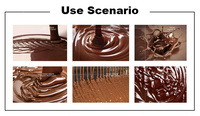 Machine automatique de raffinage de boules de chocolat de broyeur de cacao de 5L 20L 50L 500L 1000L