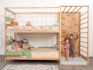 <span class=keywords><strong>Cama</strong></span> <span class=keywords><strong>Doble</strong></span> <span class=keywords><strong>Montessori</strong></span> para Niños con Decoración Infantil, Diseño de Litera para Dormitorio - Product Image 6