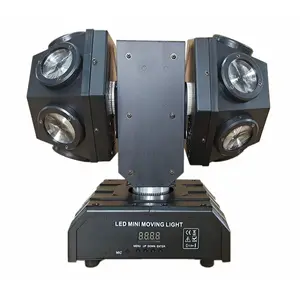 180W Zwei-Kopf-Fußball-LED-Strahl Moving Head Stage Laserlicht DJ Party Light