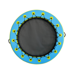 Radeau d'eau <span class=keywords><strong>gonflable</strong></span> rond de tapis de cercle flottant résistant avec la maille pour des parties de <span class=keywords><strong>piscine</strong></span> d'été - Product Image 1