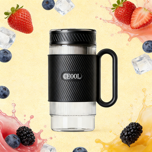 Mini-mixeur portable 500ML 700ML, bouteille <span class=keywords><strong>de</strong></span> jus électrique avec couvercle à boire directement, lames en acier inoxydable, chargement USB pour la cuisine - Product Image 4