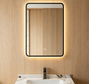 Modern <b>LED</b> Bathroom <b>Mirror</b> Wall Mounted Backlit Vanity <b>Mirror</b> Rectangular Illuminated <b>Mirror</b> for Apartment Villa - Product Image 3