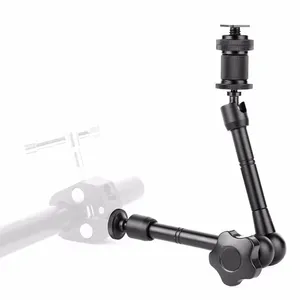 Flexible Camera Bracket 11 inch Adjustable Articulating Friction Magic Arm with hot shoe For DSLR Camera Phone