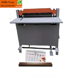 Máquina perforadora de papel industrial Precio de la máquina perforadora de agujeros