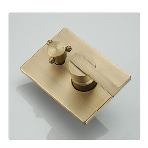 Testa <span class=keywords><strong>doccia</strong></span> Vintage nascosta in ottone incastonato nella parete Set da bagno prefabbricato valvola di miscelazione domestica - Product Image 5