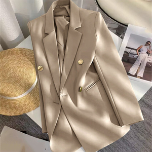 Куртка для женщин 2025 весна и осень Новый стиль Модный корейский стиль свободный костюм женский трендовый костюм пальто - Product Image 6