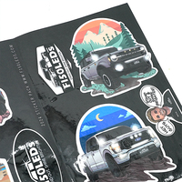 Pegatinas de Vinilo Personalizadas, Resistentes al Agua, Decoración para Vehículos, Adhesivos Duraderos con Temática de Autos