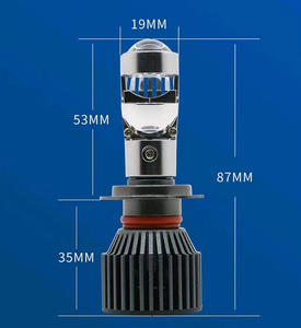 2024 plus récent H7 H11 hb3 hb4 9012 lentille de projecteur LED 70W 8000LM 6000k éclairage à faisceau unique ampoule de phare centralisée - Product Image 5