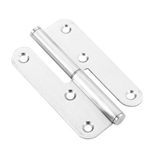 Bisagras de Acero Inoxidable Rideley de 6 Orificios y 180 Grados, Extraíbles, para Puertas de Hierro y Madera, Fácil Instalación - Product Image 4