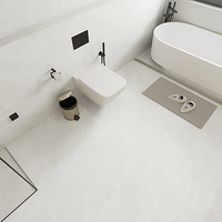 Carrelage mural en porcelaine aspect marbre gris clair 400x800mm, antidérapant, facile à nettoyer, imperméable pour salle de bain, cuisine, salon, moderne
