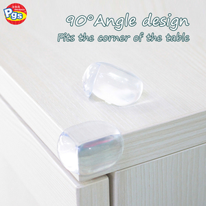 CP02 Kids Safety <b>Corner</b> Guard PVC Transparent Plastic Table <b>Corner</b> <b>Protectors</b> Edge Baby Safety Furniture <b>Corner</b> <b>Protectors</b> - Product Image 4