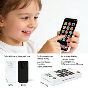 Teléfono de Juguete Educativo en Inglés para Niños, Simulación de Sonido, Pantalla Táctil, Máquina de Aprendizaje, Juego de Teléfono - Product Image 1