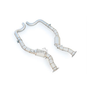 Downpipe di Scarico con Catalizzatore Modificato per Porsche Panamera <span class=keywords><strong>Turbo</strong></span>/<span class=keywords><strong>Turbo</strong></span> S 4.8T 970 2009-2016, Spedito dalla Fabbrica - Product Image 2