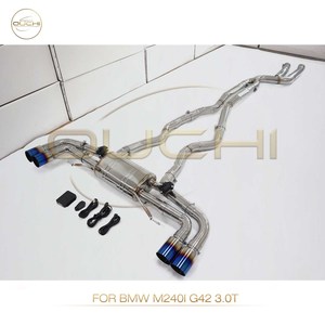 Scarico Catback Ouchi per BMW M240i <span class=keywords><strong>G42</strong></span> 3.0T, Tubi in Acciaio Inox, Valvola Silenziatore, Parti Auto Performance, Valvetronic, Parete da 1,5mm - Product Image 3