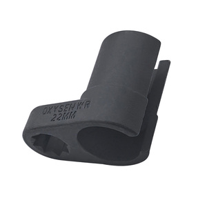 <b>Universal</b> 22mm Slotted <b>Socket</b> 1/2" Drive Black Coated Specialty Fastener Wrench for Hard-to-Reach Automotive Fasteners - Product Image 1