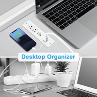 Weiße Möbel-Schubladeneinbau-Steckdosenleiste 20W PD USB-C 18W QC3.0 USB-A Unterputz-Steckdose für Konferenztisch-Steckdosen