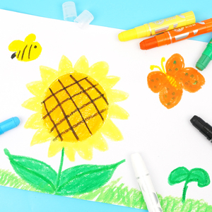 Crayons de cire jumbo lavables et torsadables, 24 couleurs standard, personnalisables en gros, pour l'art scolaire, avec <span class=keywords><strong>paillettes</strong></span> - Product Image 2